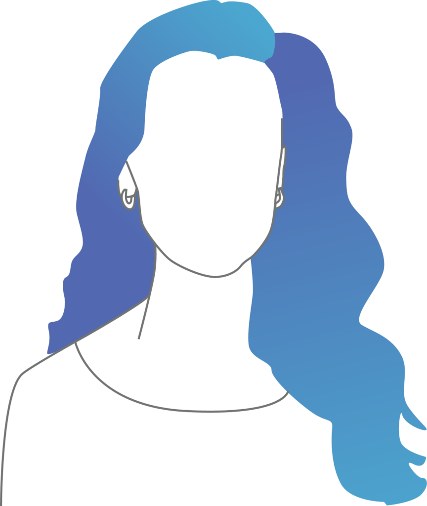 Abstract line art of team member Lauren Robinson