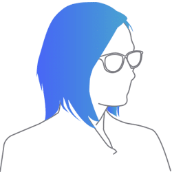 Lineart graphic of team member Susan Virgadamo